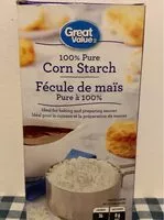 Mängden socker i Corn starch