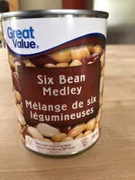 Mängden socker i Mélange de six légumineuses