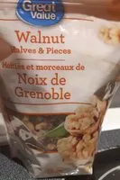 Mängden socker i noix de grenoble