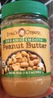 Mängden socker i Organic smooth peanut butter