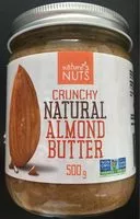 Mängden socker i Crunchy Natural Almond Butter
