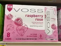 Mängden socker i Voss raspberry rose