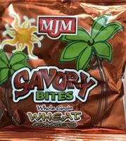 Mängden socker i Savory Bites whole grain wheat crackers