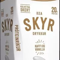 Mängden socker i Skyr drykkur kaffi og vanilla