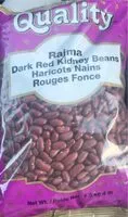 Mängden socker i Rajman dark red kidney bean