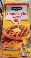Mängden socker i Homestyle Waffles