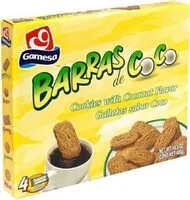 Mängden socker i Barras de coco cookies