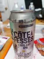 Mängden socker i La côte à 2 fesses côte-est IPA