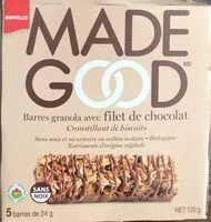 Mängden socker i Barre granola avec filet de chocolat