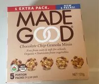 Mängden socker i Chocolate chip granola minis