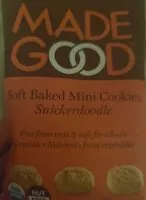 Mängden socker i Soft baked mini cookies snickerdoodle