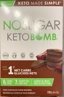 Mängden socker i Brownie au chocolat noir fondant