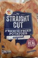 Mängden socker i Straight Cut French Fried Potatoes
