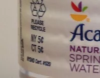 Mängden socker i Giant Acadia Spring Water Natural