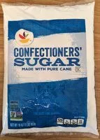 Mängden socker i Confectioners' Sugar