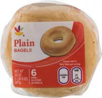 Mängden socker i Plain bagels