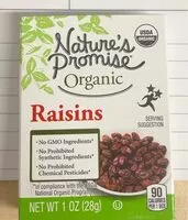 Mängden socker i Raisins