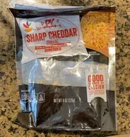 Mängden socker i Sharp Cheddar Traditionally Shredded