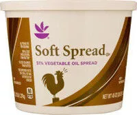 Mängden socker i Soft spread butter vegetable oil