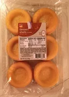 Mängden socker i Dessert shells sponge cake
