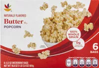 Mängden socker i Popcorn butter microwave bags