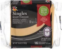 Mängden socker i Sharp Cheddar Cheese Singles