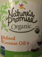 Mängden socker i Nature's promise organics organic refined coconut oil