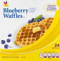 Mängden socker i Ahold blueberry waffles