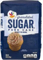 Mängden socker i Granulated Pure Cane Sugar