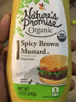 Mängden socker i Organic Spicy Brown Mustard