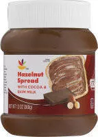 Mängden socker i Ahold hazelnut spread