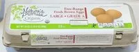 Mängden socker i Organic Free Range Fresh Brown Eggs