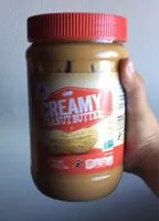 Mängden socker i Creamy peanut butter