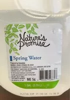 Mängden socker i Spring water