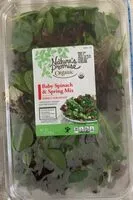 Mängden socker i Baby spinach & spring mix