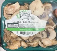 Mängden socker i Sliced baby bella mushrooms