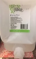 Mängden socker i Spring Water