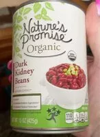 Mängden socker i Organic dark kidney beans