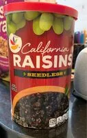 Mängden socker i Raisins