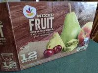 Mängden socker i Mixed Fruit with Cherries