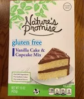 Mängden socker i Gluten Free Vanilla Cake & Cupcake Mix