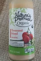 Mängden socker i Organic Thousand Island Dressing