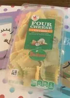 Mängden socker i Four cheese ravioli