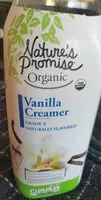 Mängden socker i Nature's promise organic creamer