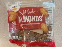 Mängden socker i Whole almonds
