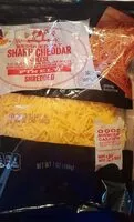 Mängden socker i Finely Shredded Reduced Fat Cheddar Cheese