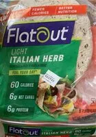 Mängden socker i FlatOut Light Italian Herb Flatbread