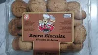 Mängden socker i Zeera Biscuits