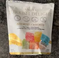 Mängden socker i Turkish delight
