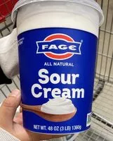 Mängden socker i Sour cream
